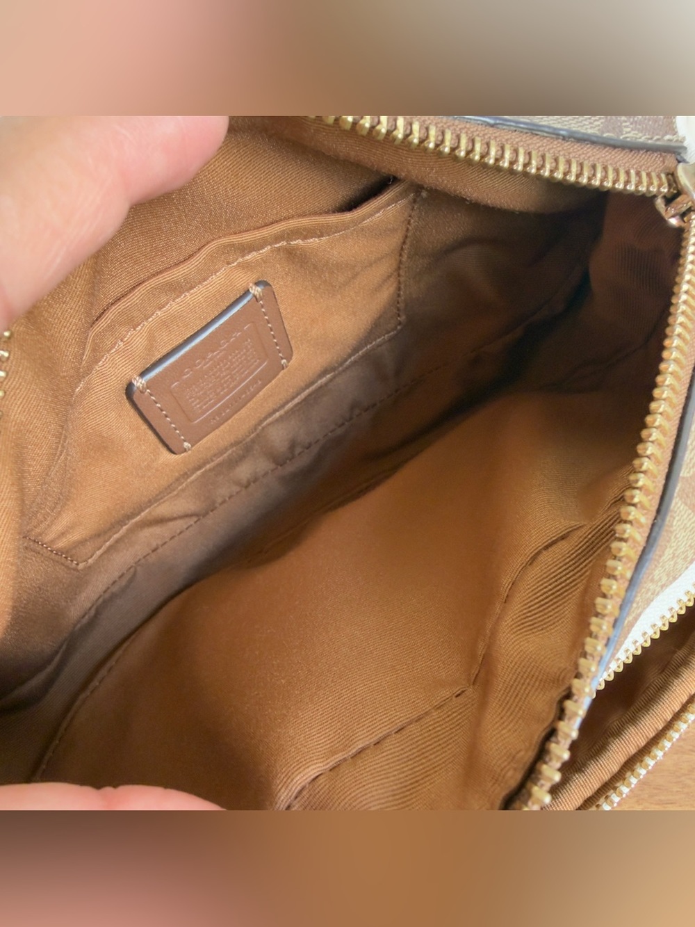Coach Court Belt Bag in Signature Canvas - Picture 8 of 9